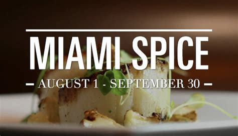 Miami Spice 2024 Menu With Prices Latia Monique