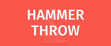 HAMMER THROW Game Rules - How to HAMMER THROW