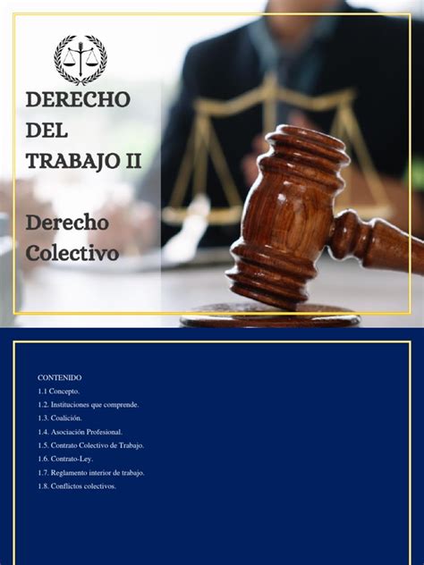 Derecho Colectivo Concepto Instituciones Y Figuras Jurídicas Pdf