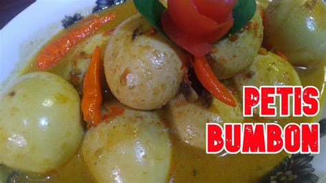 Resep Petis Bumbon Telur Khas Semarang Youtube