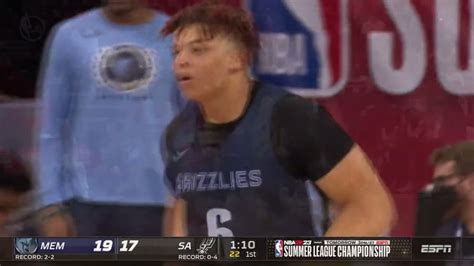 Kenneth Lofton Jr Drops Double Double In Grizzlies Final Summer League