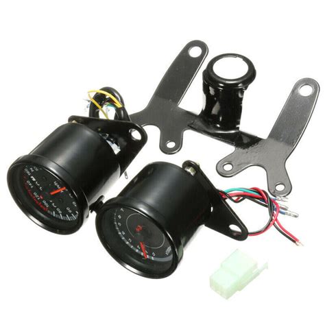 Neu Universal Motorrad Led Licht Kilometerz Hler Drehzahlmesser