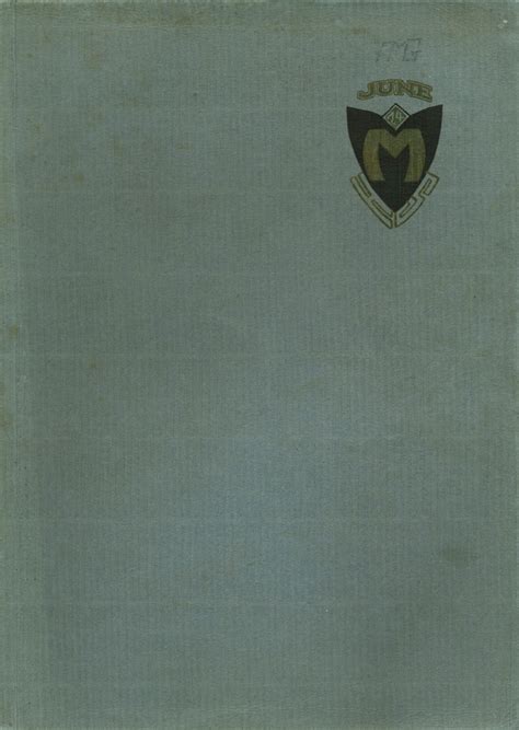 1924 yearbook from Mission High School from San francisco, California for sale