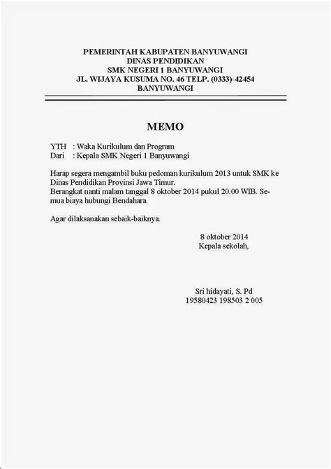 Memo Memorandum Blog Pembelajaran Otomatisasi Perkantoran