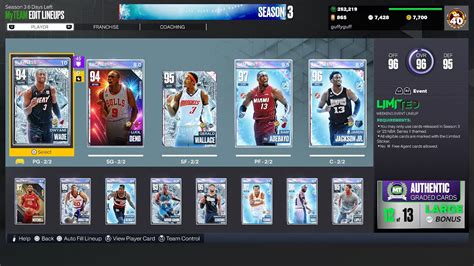 Nba K Myteam Limited Free Takeover Reward Diamond D Wade Goes Off