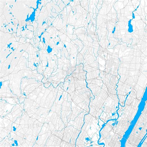 Rich Detailed Vector Map Of Paterson New Jersey Usa Hebstreits