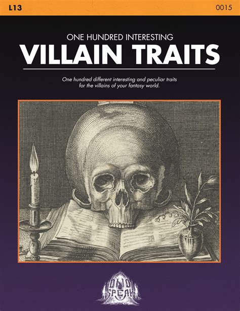 100 Villain Traits - Dndspeak