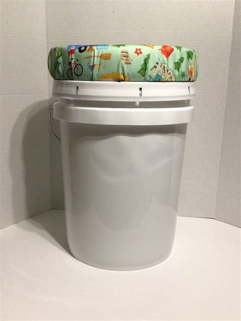 5 Gallon Bucket Lid Seat, Camping Cushion Bucket Lid, Bucket Lid, Cushion Bucket Lid, Twist off ...