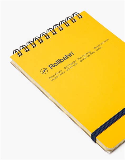 Delfonics Rollbahn Spiral Notebook Flip Memo 4 Spiral Memo Spiral