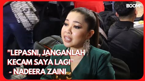 Selama Kesusahan Sebelum Ini Nadeera Zaini Kini Merasa Lega Selepas