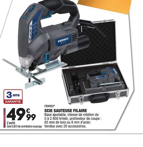 Promo Scie Sauteuse Filaire Ferrex Chez Aldi Icatalogue Fr