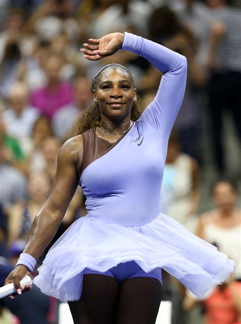 Serena Williamss Purple Tutu At The 2018 Us Open Popsugar Fashion