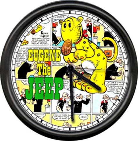 Eugene the Jeep Popeye Newspaper Comic Book Cartoon Strip Wall Clock - Etsy