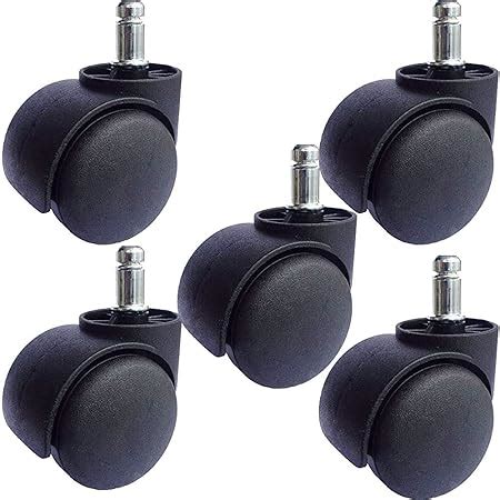 Amazon Yiovvom Floor Protecting Rubber Office Chair Caster Wheels