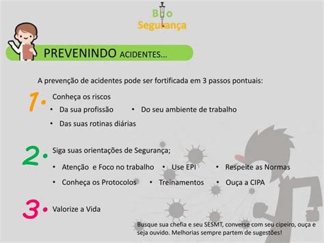 Biossegurança e riscos ocupacionais PPT