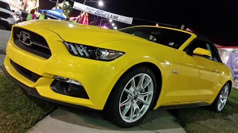 Fondos De Pantalla Veh Culo Amarillo Capucha Ford Mustang Coche