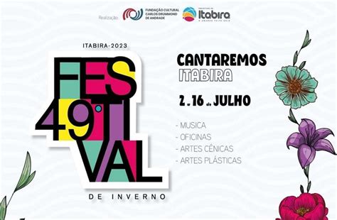 Festival De Inverno Canta Itabira Grandes Shows Teatro