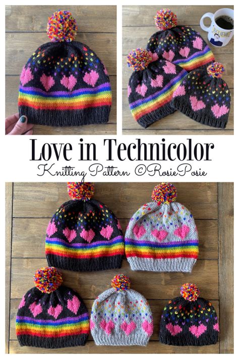 Knit heart hat free knitting patterns – Artofit