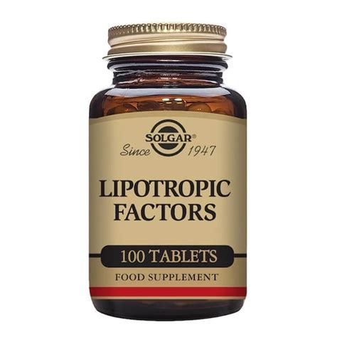 Solgar - Speciality Supplements - Lipotropic Factors Tabs - Size: 100