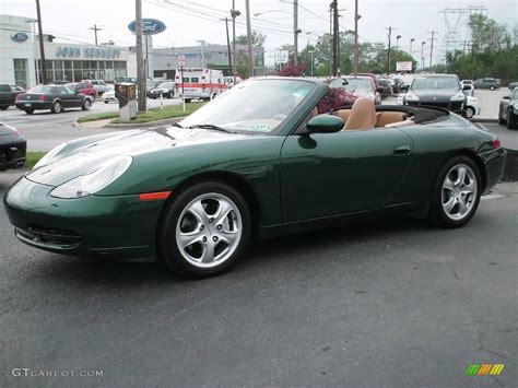 Rain Forest Green Metallic Porsche Carrera Cabriolet