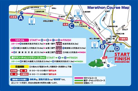 第14回湘南藤沢市民マラソン2024コースmap 第14回湘南藤沢市民マラソン2024開催