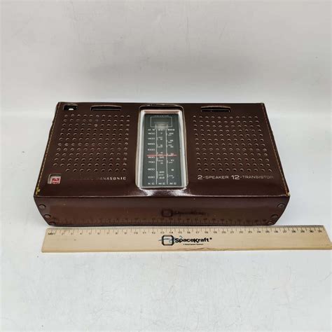 Vintage National Panasonic R Shortwave Radio With Leather Case S