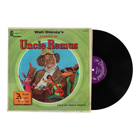 1957 Disney Vintage Stories Of Uncle Remus Lp Vinyl Record Album With Retired Characters