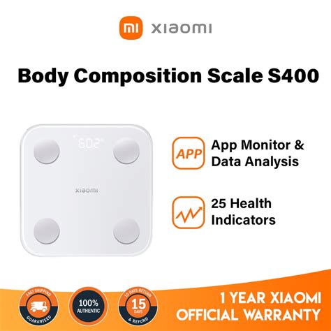 Xiaomi Body Composition Scale S400 EU Smart Scale Intelligent App Body