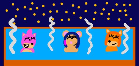 Female Fun At The Hot Springs By BenTheFox1996 On DeviantArt