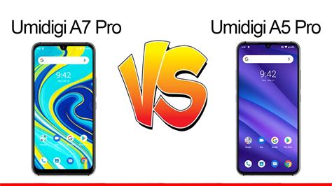 Umidigi A7 Pro Vs Umidigi A5 Pro Comparación Precio Imágenes Youtube