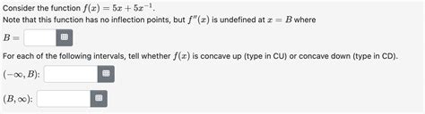 Solved Consider The Function F X 5x 5x 1 Note That This