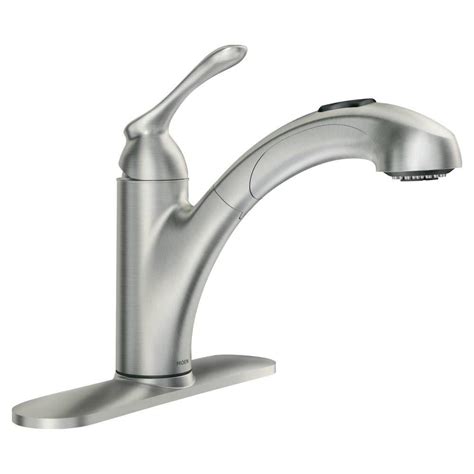 Moen Banbury High Arc Handle Standard Kitchen Faucet With Side