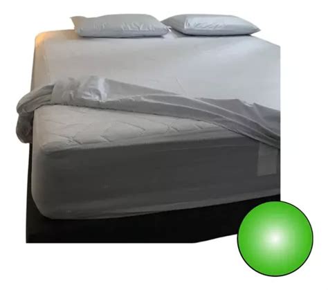 Forro Protector Pl Stico Antifluidos Colch N Cama Semidoble Cuotas