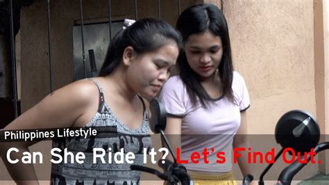 Filipina Wife Learns How To Ride A Chopper Youtube