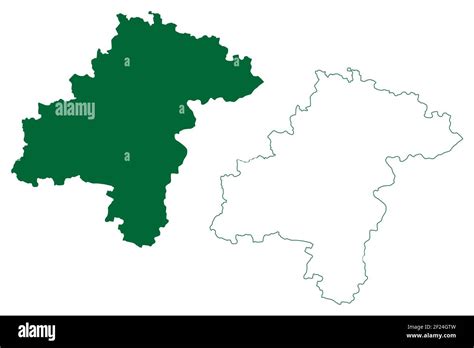 Bemetara district (Chhattisgarh State, division, Republic of India) map ...