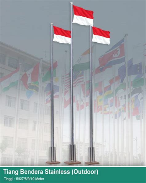 Model Tiang Bendera 57 Koleksi Gambar