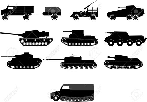 Military Vehicle Icon At Collection Of Military