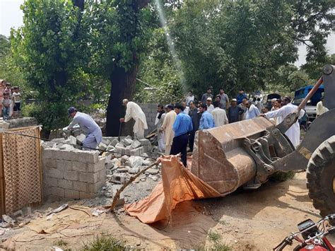 Anti Encroachment Operation In Various Sectors Of The City Incpak