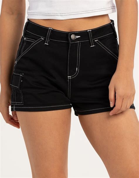 Dickies Women Cargo Shorts Black Tillys