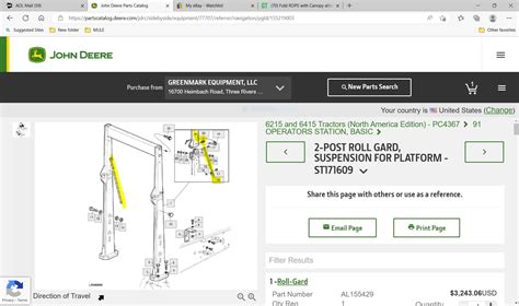 Fold ROPS With Canopy Attached Green Tractor Talk