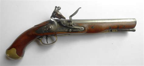 An 18th Century British Volunteers Light Dragoon Flintlock Pistol ...