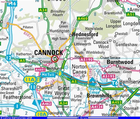 Cannock Map