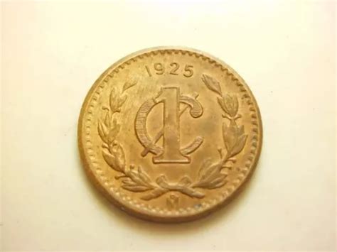 Moneda Centavo Monograma Fecha 1925 Cobre Envió Gratis MercadoLibre