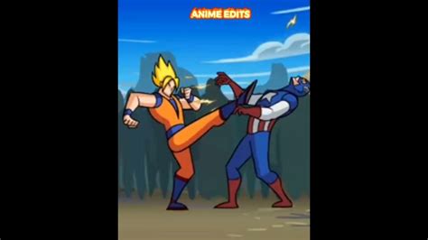 Dragon Ball Z Vs Marvel Fight Youtube