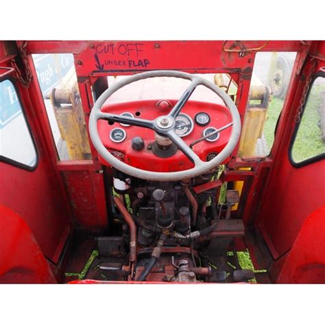 Massey Ferguson 135 1969 With Duncan Cab And Loader All In Good Working Order Oils And Filters C