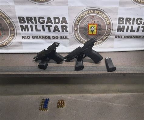 Dupla Presa Armas De Fogo Na Zona Norte Da Capital Brigada Militar