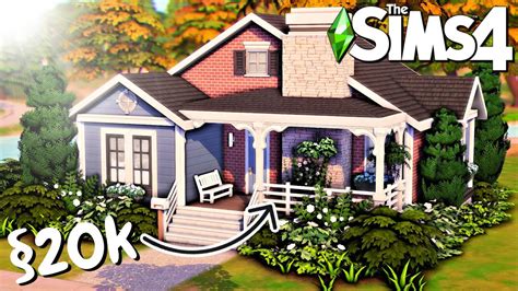 Base Game Starter Home The Sims 4 Speed Build Youtube