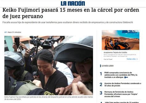 Keiko Fujimori Así informó la prensa internacional sobre su retorno a