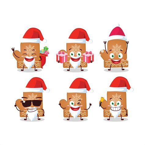 Santa Claus emoticons with gloves cookie cartoon character 25249776 ...