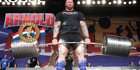 The Schedule is Here for the 2019 Arnold Strongman Classic – Fitness Volt